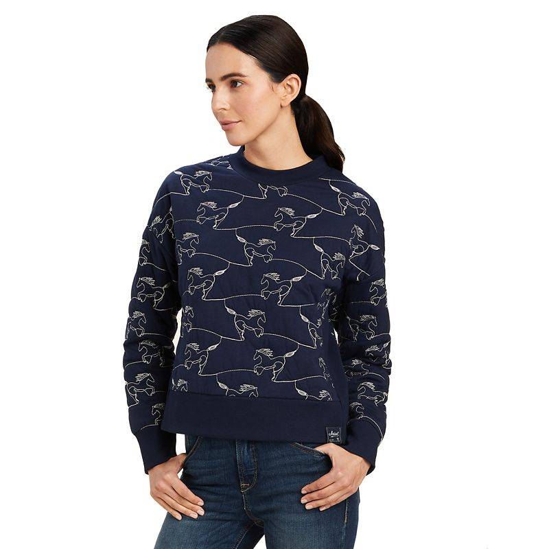 Ariat Ladies Contour Equine Crew Sweatshirt
