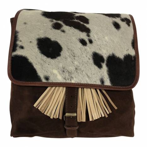 Huntley Cowhide Shoulder Backpack