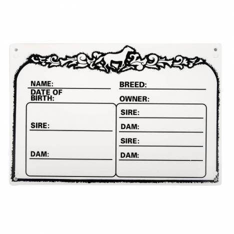 Gatsby Horse Name Plate