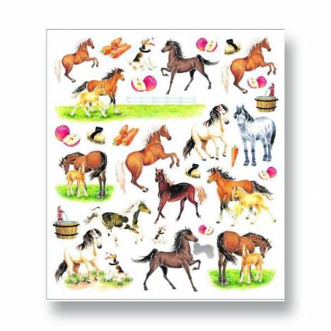 Horses & Apples Stickers