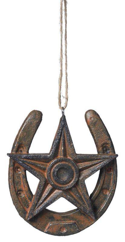 Horseshoe/Star Ornament