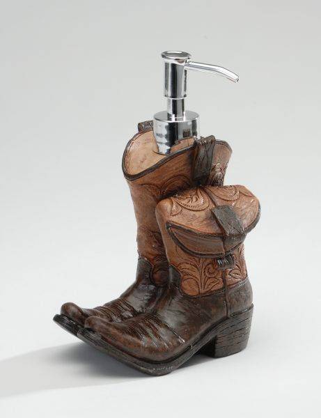 Cowboy Boots Soap Dispenser