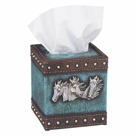 Tissue Box Cover Leather Design