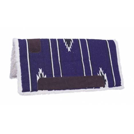 Tough1 Square Saddle Pad/Fleece Bottom