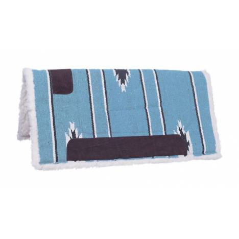 Tough1 Square Saddle Pad/Fleece Bottom