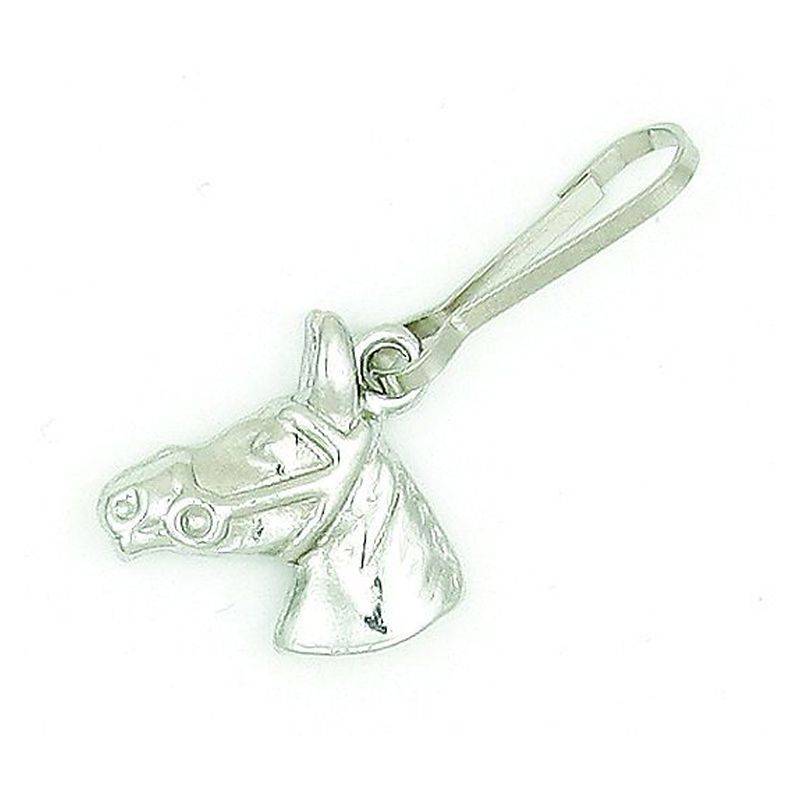 Finishing Touch Horse Head Zipper Pull