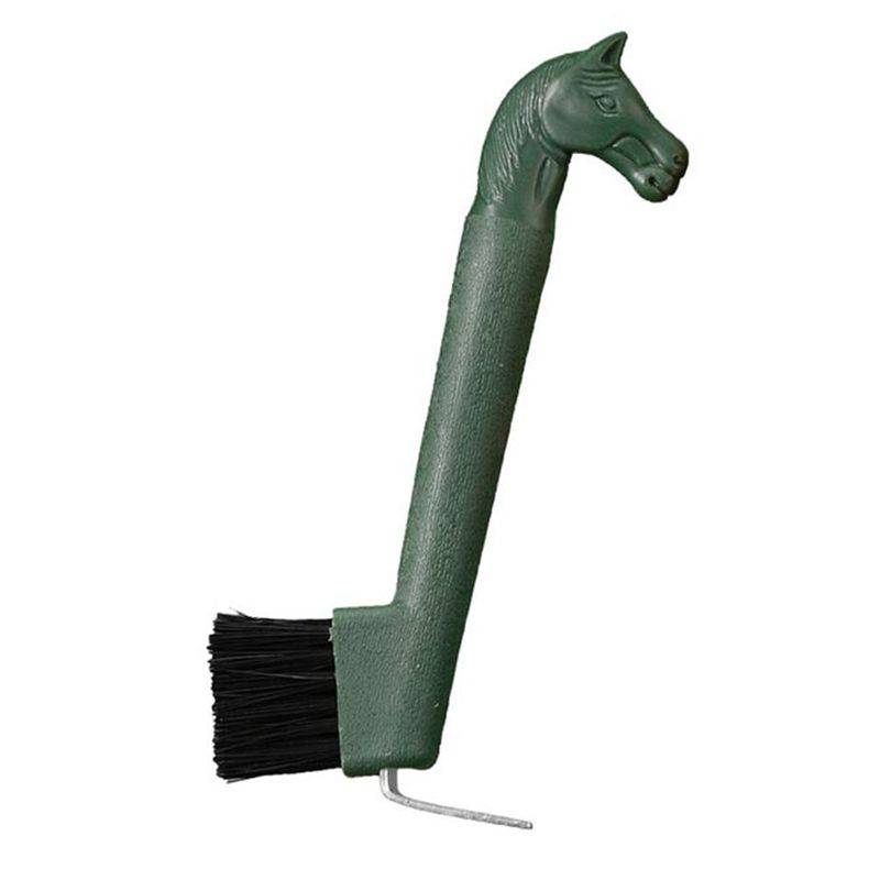 Tough1 Horse Head Hoof Pick Brush