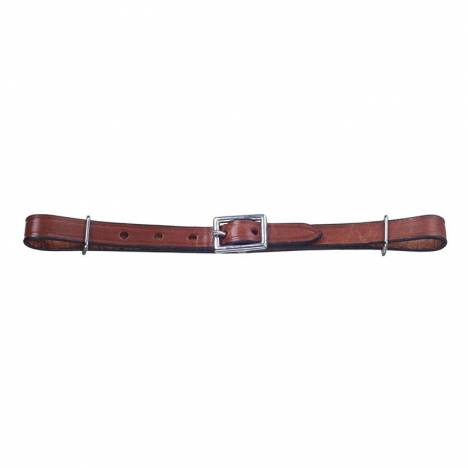 Tough1 Flat Leather Curb Strap