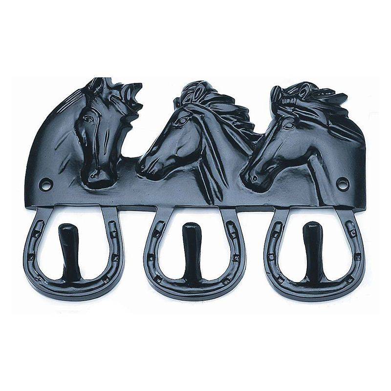Horse Fare Three Hooks with Three Horse Heads