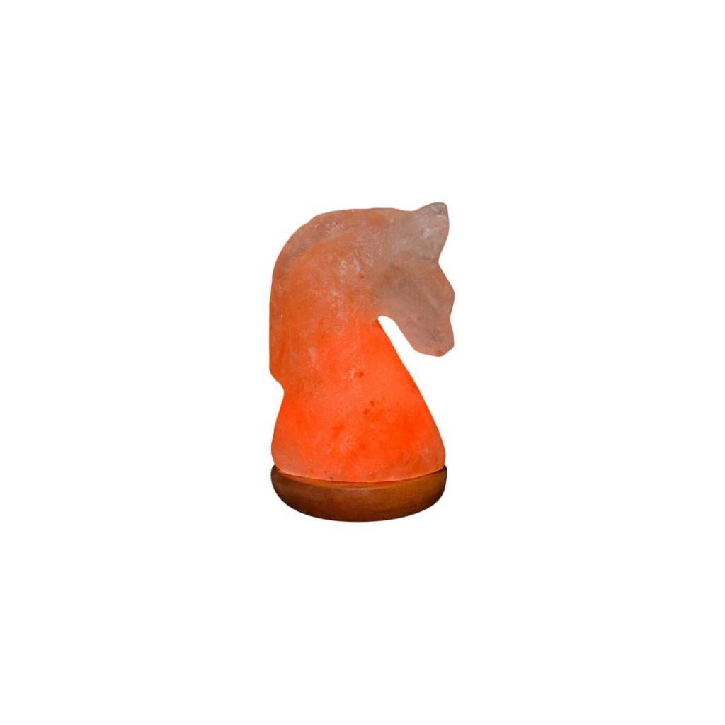 Himalayan Rock Salt Mini Horse Lamp