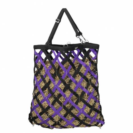 Tough1 Slow Feed Web Hay Feeder Diamond Purple