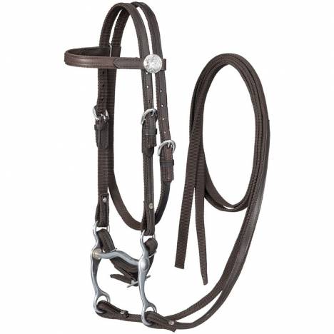 King Series Pony Nylon With Leather Bridle