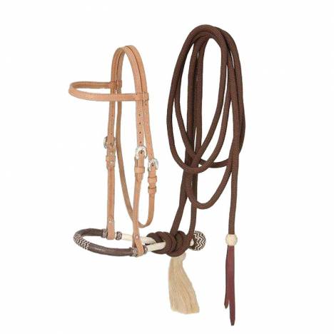 Royal King Brow band Headstall Bosal/Cotton Cord Mecate Set