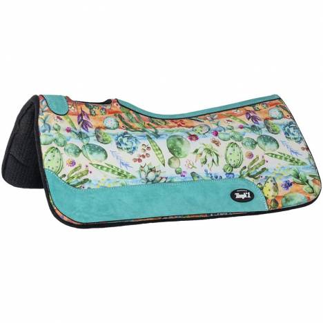 Tough1 Cactus Print Felt Saddle Pad