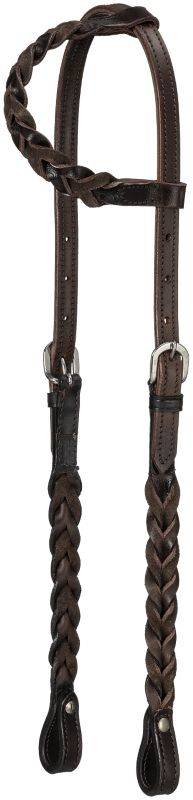 Royal King Braided Leather One Ear Headstall
