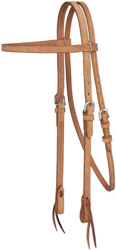 Royal King Plain Leather Browband Headstall