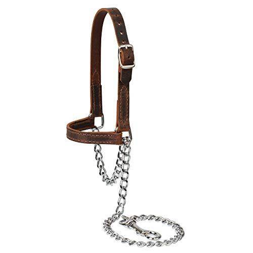 Lg Lthr Goat Halter