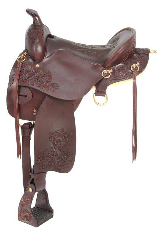 King Series Tooled Enduro Rider Saddle Package with  Horn