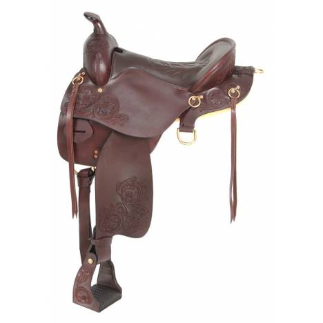 King Series Tooled Enduro Rider Saddle Package with Horn