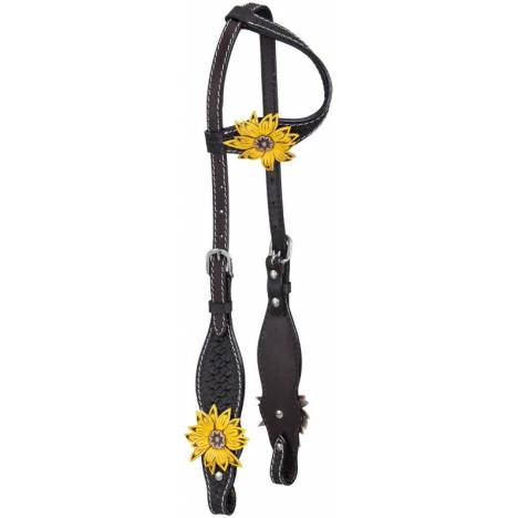 Tough1 3D Sunflower Single Ear Headstall
