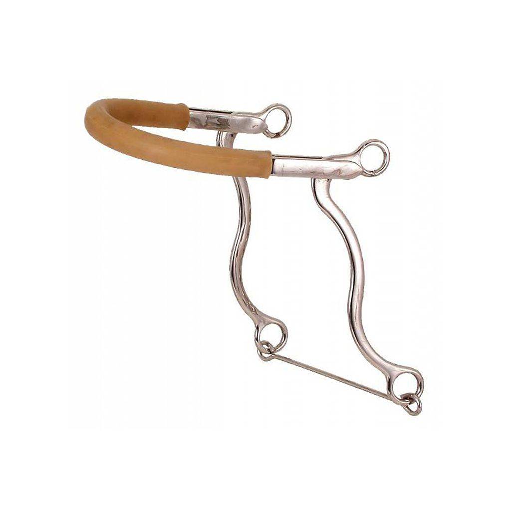 Kelly Silver Star Hackamore with Rubber Tubing