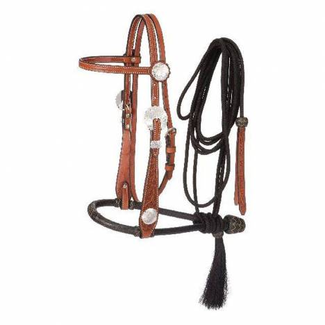 Tough1 Floral Wide Cheek Bosal Set