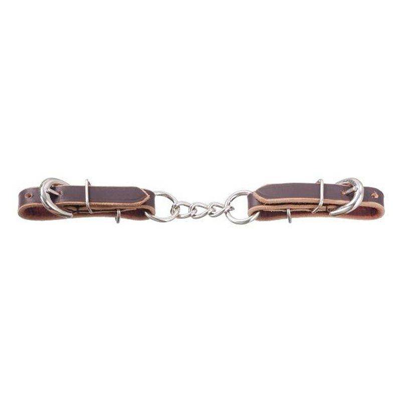 Tough1 Leather Curb Strap