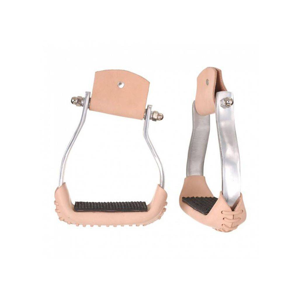 Aluminum Angled Roper Stirrups