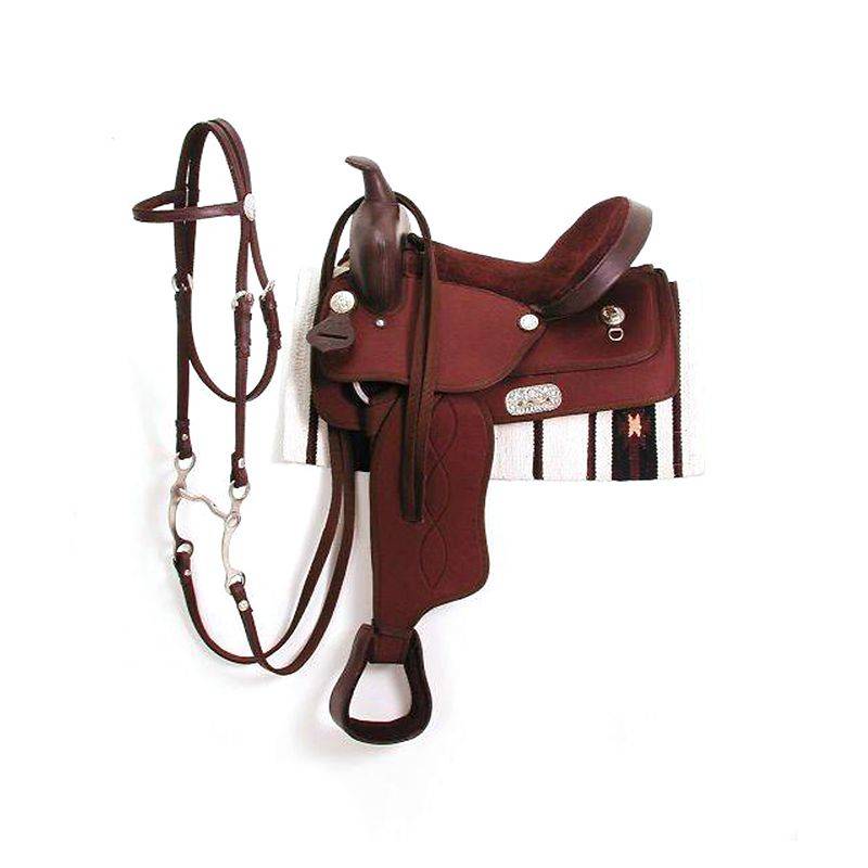 King Series Synthetic Pony Saddle Package