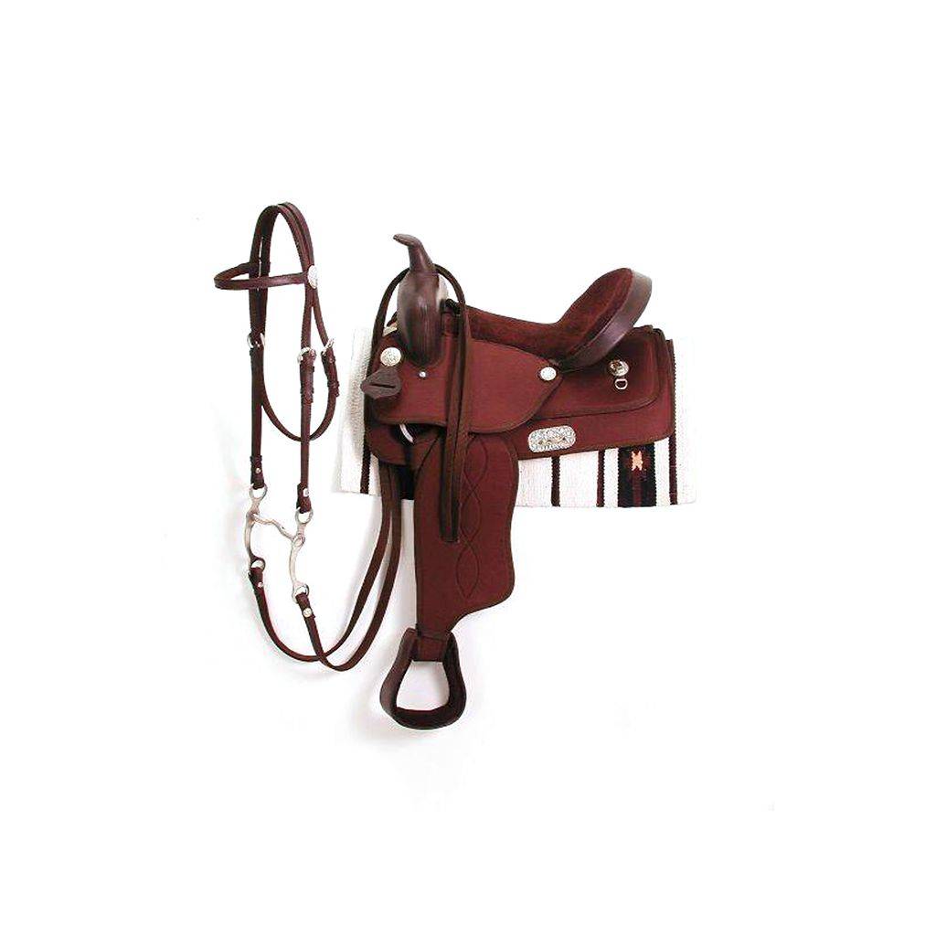 King Series Synthetic Pony Saddle Package