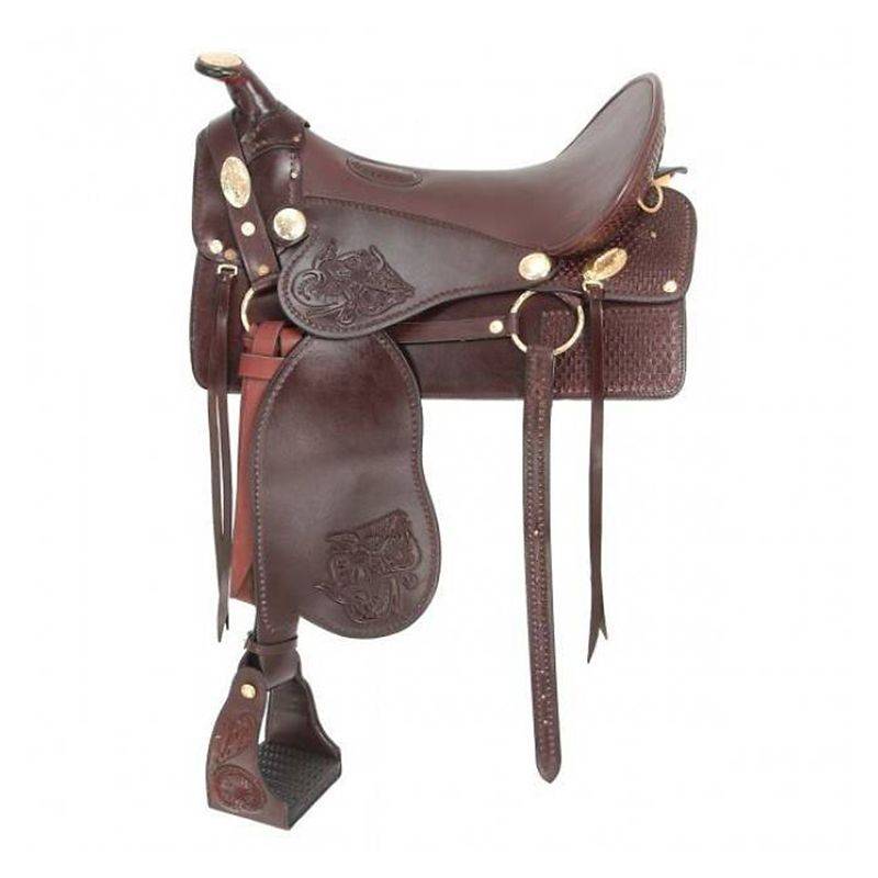 R King Tooled McClellan Camp Saddle Pkg