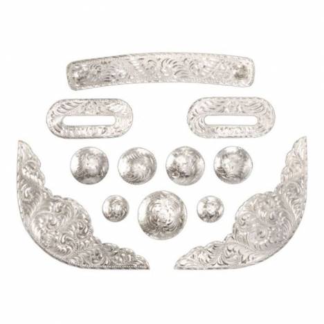 Royal King Saddle Silver Set