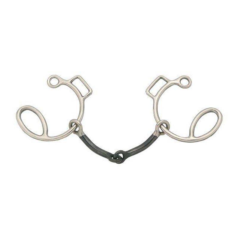 Kelly Silver Star 6" Cheek Sweet Iron Snaffle
