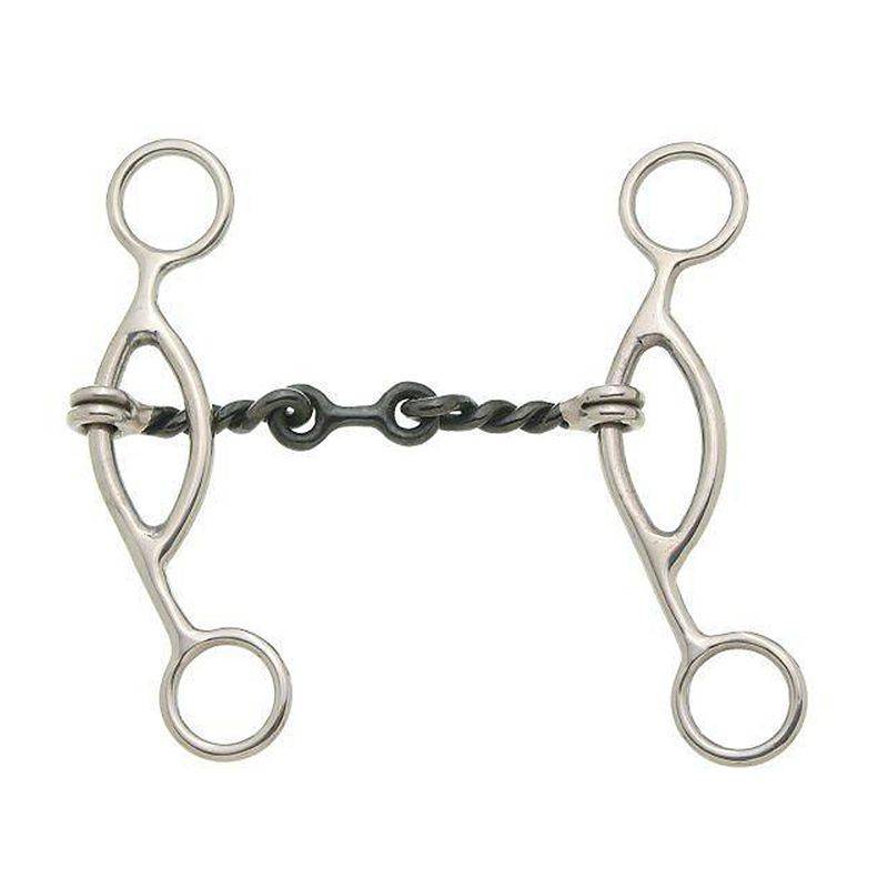Kelly Silver Star Sweet Iron Gag Dogbone Snaffle