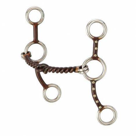 Kelly Silver Star Gag Twist Snaffle