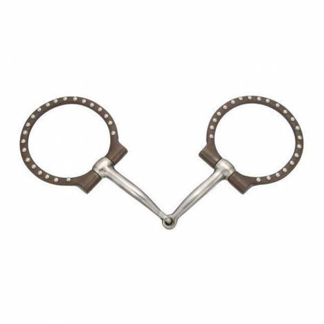 Kelly Silver Star Off-Set Dee with Dots Snaffle