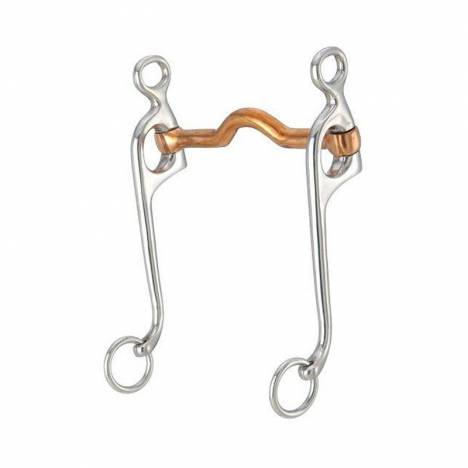 Kelly Silver Star Stainless Steel Swivel Cheek Copper Low Port Mouth Bit