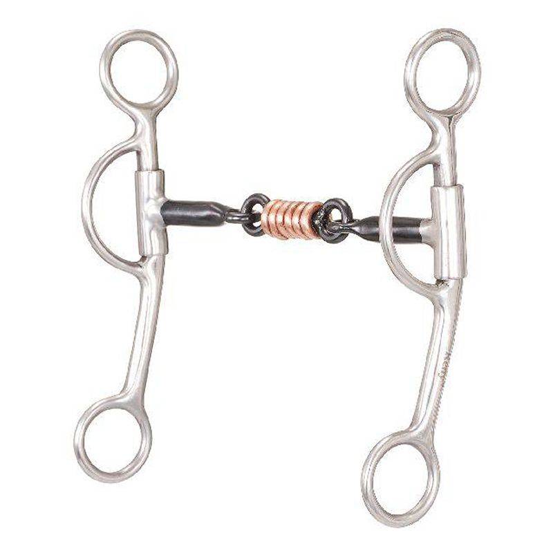 Kelly Silver Star 3 Piece Roller Snaffle