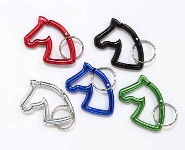 Gift Corral Horsehead Carbiner Keychain - 6 Pack