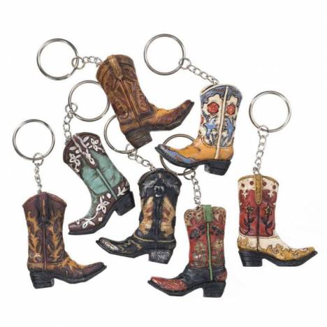 Tough1 Keychain Cowboy Boot - 7 Pack