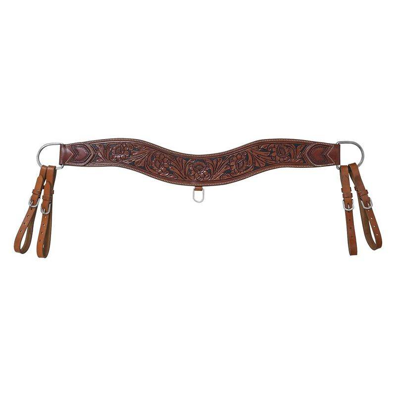 Tough1 Tripping Floral Tooled Breast Collar