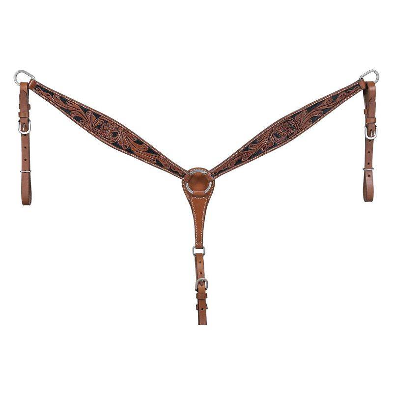 Tough1 Floral Tooled Breast Collar