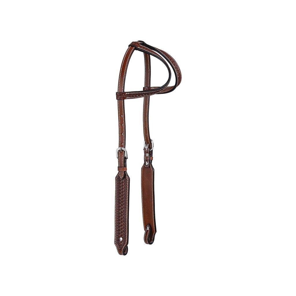 Tough1 Bodie Double Ear Basket Tooled Headstall