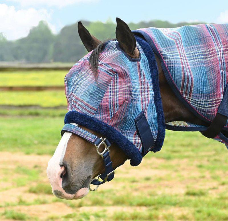 Kensington 73% UV Blocking Fly Mask with Fleece Trim