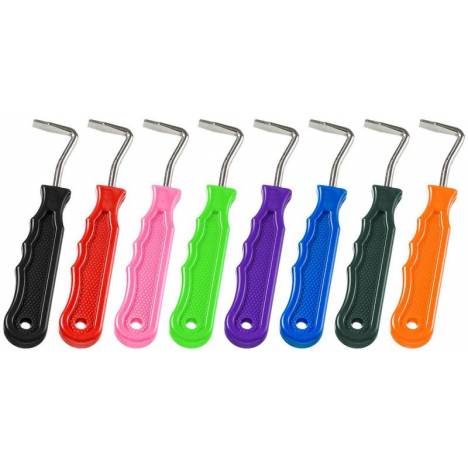 Tough1 Metal Hoof Pick with Easy Grip Handle