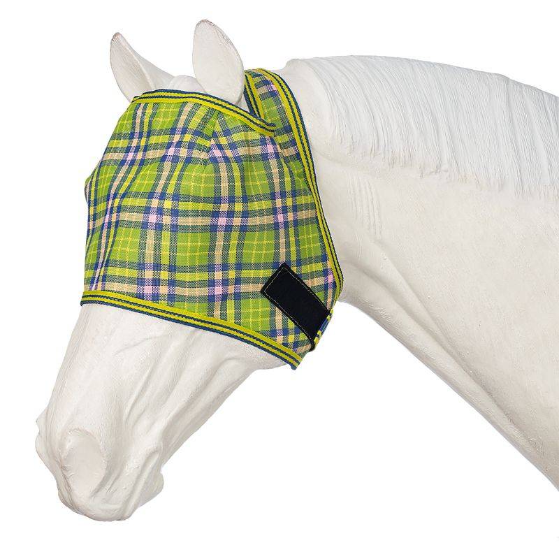 Tough1 Plaid Mesh Fly Mask