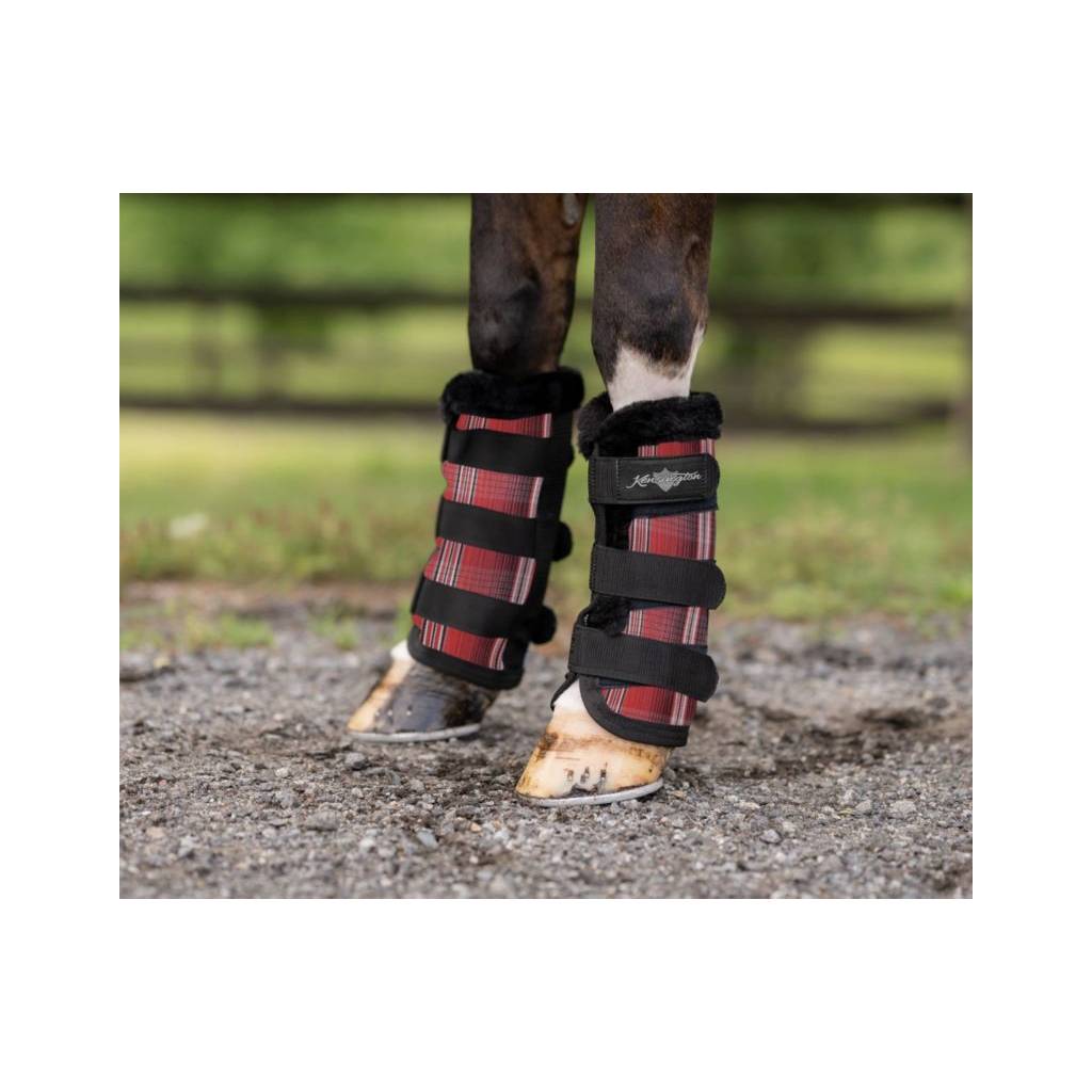 Kensington Protective Fly Boots with Fleece Trim - Sold in Pairs