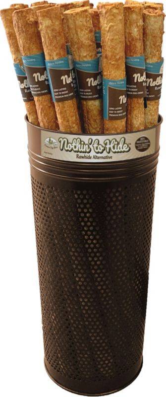 Fieldcrest Farms Nothin' To Hide XL Roll Dog Chews Pdq Display