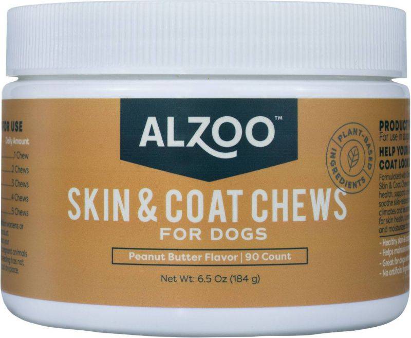 Alzoo Plant-Based Skin & Coat Dog Soft Chews
