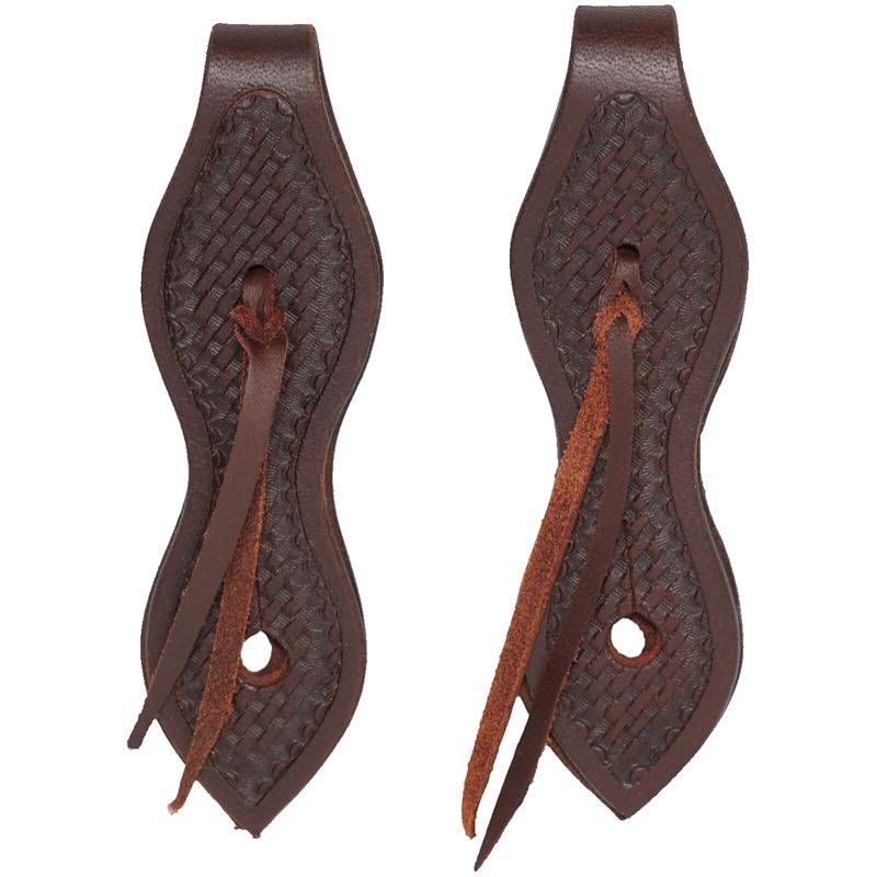 Royal King HLeather Basketweave Slobber Straps